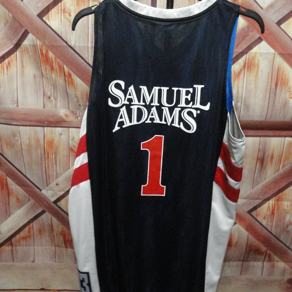 Samuel Adames Boston Lager 03 edition #1 Basketball Reversible Jersery~A…